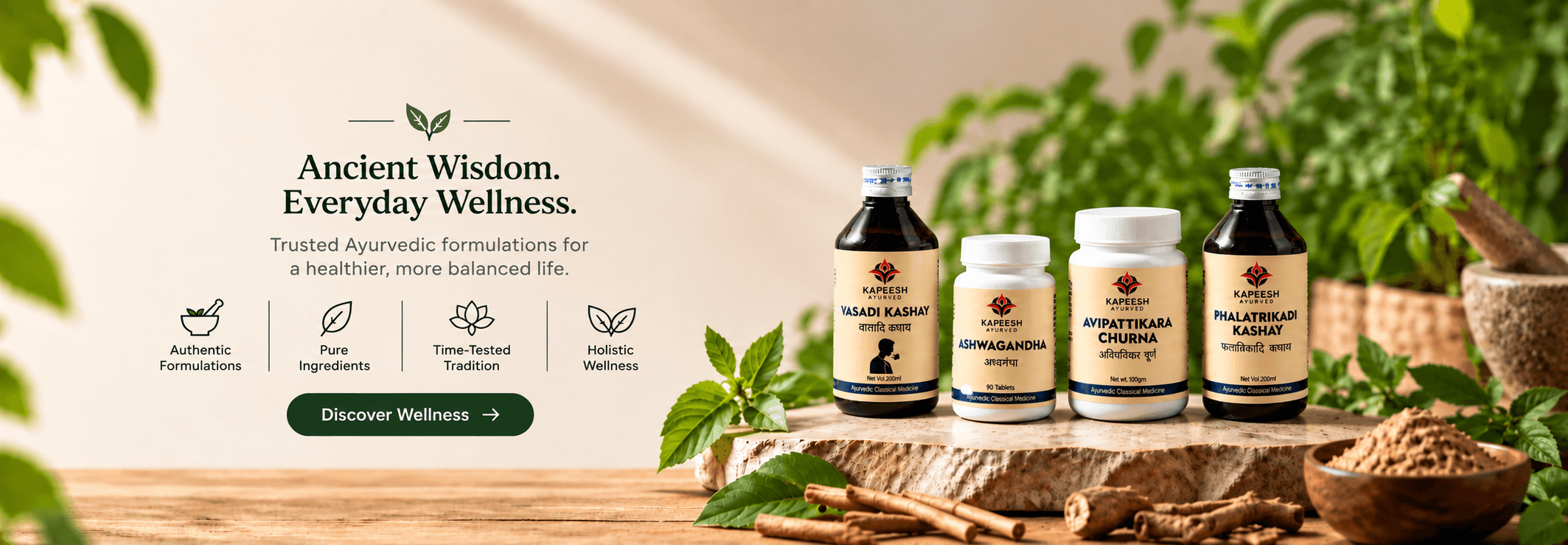 Shop the Kapeesh Ayurved wellness range